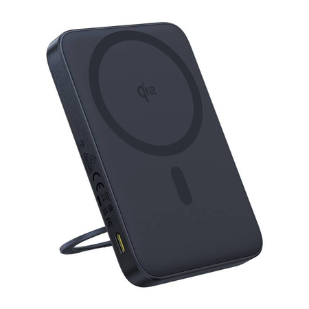 MAGNETYCZNY POWERBANK BASEUS ZE STOJAKIEM PICOGO QI2 5000MAH 20W CZARNY