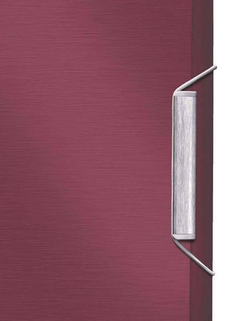 Teczka z gumką A4 LEITZ STYLE 39770028 czerwień rubinowa 15mm