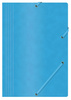 TECZKA Z GUMKĄ A4 OFFICE PRODUCTS NIEBIESKA PRESZPAN 390GSM