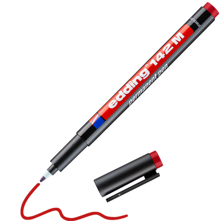FOLIOPIS EDDING 142 M CZERWONY 1MM