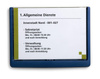 TABLICZKA INFORMACYJNA POZIOMA A5 DURABLE CLICK SIGN 486607 GRANATOWA