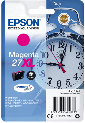 TUSZ ORYGINALNY EPSON T2713 C13T27134012 MAGENTA 10,4 ML