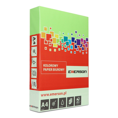 PAPIER KSERO KOLOR A4 EMERSON CIEMNY ZIELONY 80G 500 ARK