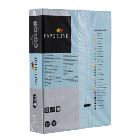 PAPIER KSERO KOLOR A4 PAPERLINE NIEBIESKI 80G 500 ARK