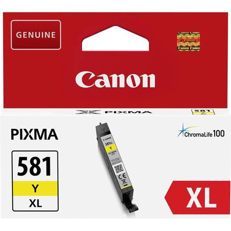 TUSZ ORYGINALNY CANON CLI581Y XL 2051C001 YELLOW 519 STRON