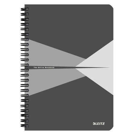 KOŁONOTATNIK A5 LEITZ OFFICE 44581085 SZARY W KRATKĘ 90KART