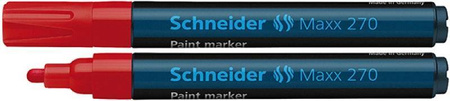 MARKER OLEJOWY SCHNEIDER MAXX 270 CZERWONY OKRĄGŁA 1-3MM