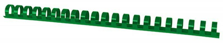 GRZBIET PLASTIKOWY 19MM (165 KARTEK) OFFICE PRODUCTS ZIELONY 100 SZT.