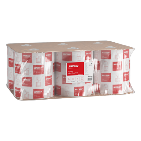 RĘCZNIK PAPIEROWY DWUWARSTWOWY MIX KATRIN CLASSIC SYSTEM TOWEL 460102 BIAŁY 160 M 6 SZT.