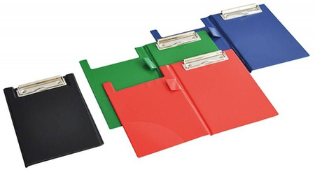 DESKA Z KLIPEM ZAMYKANA A5 Q-CONNECT CZARNA PVC