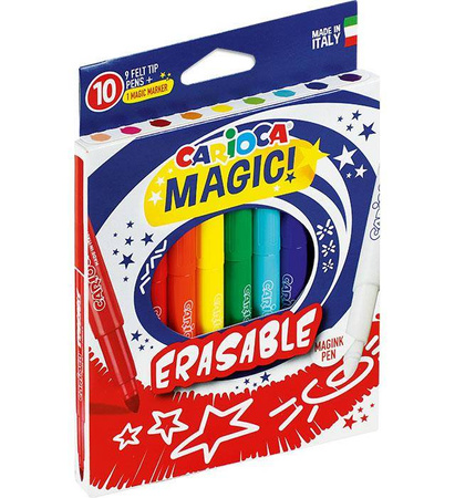 FLAMASTRY WYMAZYWALNE CARIOCA 43182 MAGIC! 160-2277 MIX*10SZT