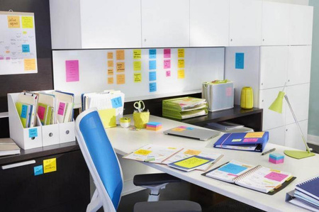 ZAKŁADKI INDEKSUJĄCE FOLIOWE 25,4X43,2MM 3M POST-IT® 680-23 NIEBIESKIE NEONOWE 50SZT