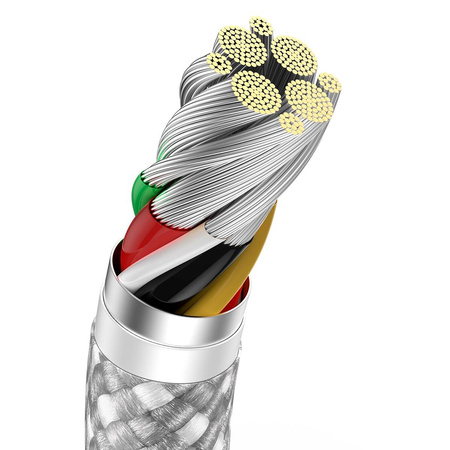 KABEL USB-C DO USB-C BASEUS DYNAMIC, 100W, 1M (BIAŁY)