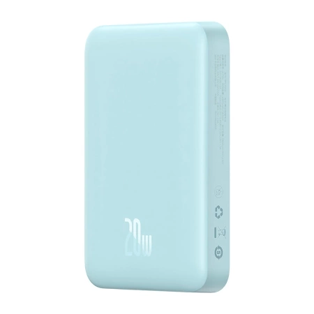 Powerbank magnetyczny Baseus Magnetic Mini 10000mAh, USB-C 20W MagSafe (niebieski)