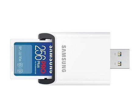 SAMSUNG KARTA PAMIĘCI SD PRO PLUS MB-SD256SB/WW 256GB + CZYTNIK