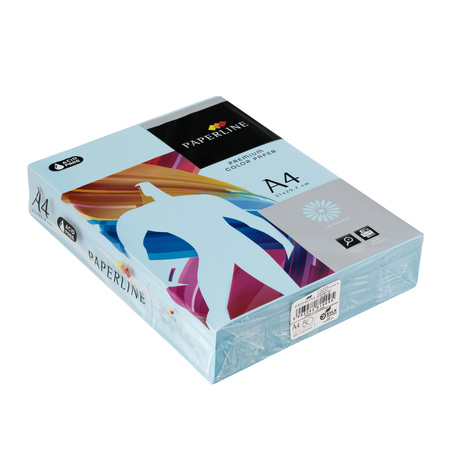 PAPIER KSERO KOLOR A4 PAPERLINE NIEBIESKI 80G 500 ARK