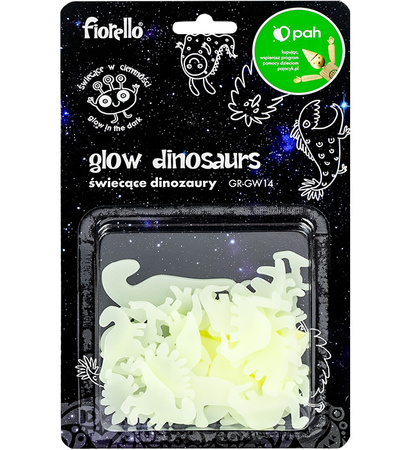 OZDOBY FLUORESCENCYJNE FIORELLO GR-GW14 DINOZAURY 170-2810 24 SZT