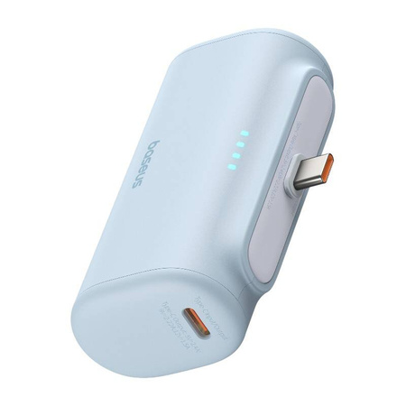 POWERBANK BASEUS COMPACT USB-C 5000MAH, 20W (NIEBIESKI)