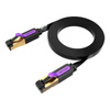 PŁASKI KABEL SIECIOWY UTP CAT7 VENTION ICABD RJ45 ETHERNET 10GBPS 0,5M CZARNY