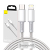 Kabel BASEUS High Density Braided USB-C-Lightning 2m (biały)