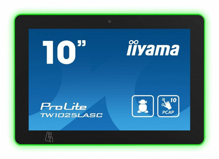 IIYAMA MONITOR 10 CALI TW1025ALASC B1PNR,10 PUNKTÓW DOTYKOWYCH IPS WIFI