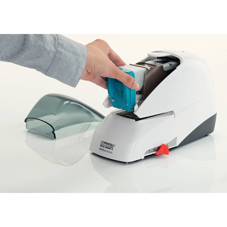 ZSZYWACZ ELEKTRYCZNY RAPID SUPREME 5050E BIAŁY, CZARNY 50 KARTEK