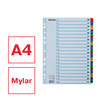 PRZEKŁADKI 1-20 A4 ESSELTE MYLAR 100163 MIX KARTON 160G