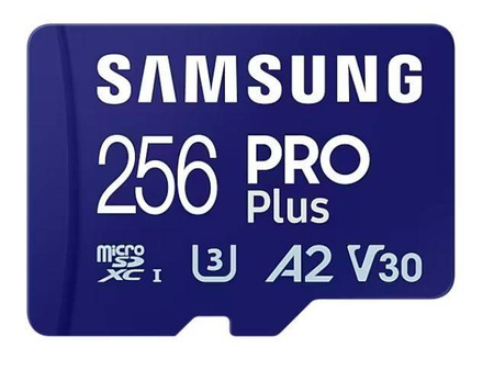 SAMSUNG KARTA PAMIĘCI MICROSD PRO PLUS MD-MD256SA/EU + ADAPTER