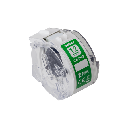BROTHER TAŚMA PAPIEROWA 12MM X 5M, BIAŁA, CZ1002, DO DRUKARKI VC-500W