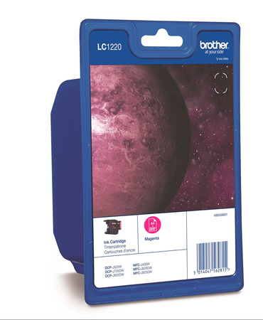 TUSZ ORYGINALNY BROTHER LC1220M MAGENTA 300 STRON