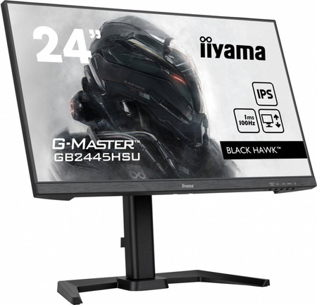 IIYAMA MONITOR G-MASTER 23.8 CALA GB2445HSU-B1 IPS,FHD,100HZ,1MS,2XUSB,HDMI,DP,2X2W, FREESYNC,HAS(150MM)