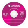 PŁYTA CD-RW 700MB 12X VERBATIM DATALIFE PLUS 43167 SLIM 5 SZT.