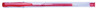 DŁUGOPIS ŻELOWY OFFICE PRODUCTS CLASSIC CZERWONY 0.5MM PRZEZROCZYSTA