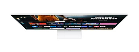 SAMSUNG MONITOR 32 CALE SMART M70D VA 3840X2160 UHD 16:9 2XHDMI 3XUSB 2.0 1XUSB-C (65W) 4MS 60HZ WIFI/BT GŁOŚNIKI PŁASKI BIAŁY 2YD2D