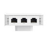 TP-LINK PUNKT DOSTĘPOWY NAŚCIENNY OMADA BE3600 DUAL-BAND WI-FI7 ACCESS POINT   PORT:  UPLINK: 1× 2.5G RJ45 PORT; DOWNLINK: 1× 2.5G RJ45 PORT +2× 1G RJ