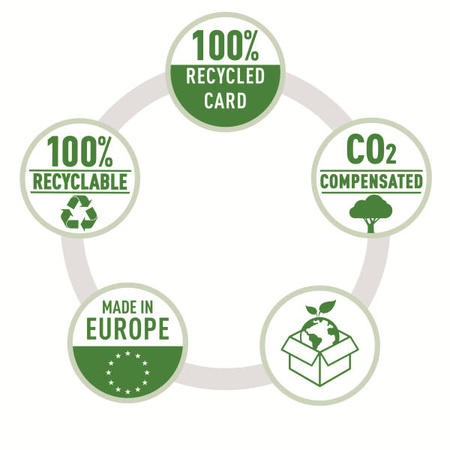 TECZKA Z GUMKĄ A4 LEITZ RECYCLE 39080035 NIEBIESKI