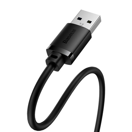 PRZEDŁUZACZ BASEUS USB 3.0 MĘSKI DO ŻEŃSKI, AIRJOY SERIES, 1M (CZARNY)