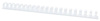 GRZBIET PLASTIKOWY 22MM (210 KARTEK) OFFICE PRODUCTS BIAŁY 50 SZT.