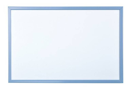 TABLICA SUCHOŚCIERALNA MAGNETYCZNA 40X60CM BI-OFFICE BIAŁA RAMA KOLOROWA