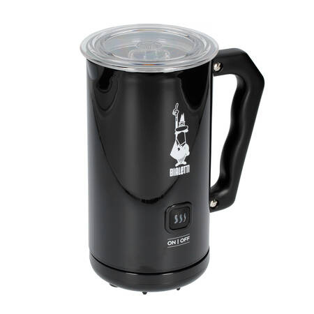 BIALETTI MILK FROTHER MKF02 NERO - ELEKTRYCZNY SPIENIACZ DO MLEKA CZARNY