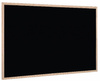 TABLICA KREDOWA 60X90CM BI-OFFICE CZARNA RAMA DREWNIANA