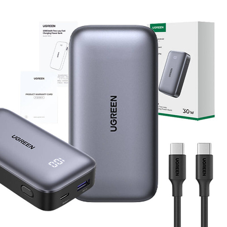 Powerbank UGREEN Nexode PB502 10000mAh 30W USB USB-C (czarny)