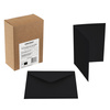 KOPERTA C6 NK EMERSON CZARNY 114X162/105X148 KOPERTA:130G, KARTECZKA:210G 50 SZT.