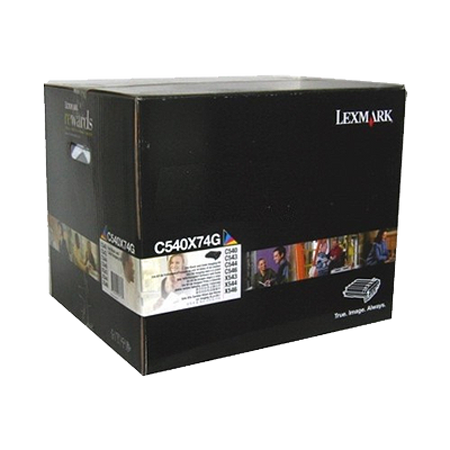 ZESTAW OBRAZUJĄCY ORYGINALNY LEXMARK C540X74G CMYK 30000 STRON