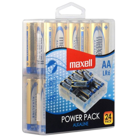BATERIA ALKALICZNA LR6 MAXELL 24SZT