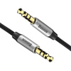KABEL AUDIO MINI JACK 3,5MM AUX BASEUS YIVEN 1M (CZARNO-SREBRNY)