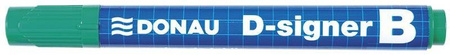 MARKER SUCHOŚCIERALNY DONAU D-SIGNER B ZIELONY OKRĄGŁY 2-4MM