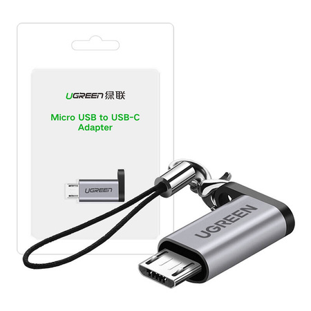 Adapter UGREEN US282 USB-C-micro USB (szary)