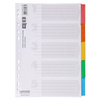 PRZEKŁADKI A4 OFFICE PRODUCTS MIX KOLORÓW KARTON 170G/M² 5KART
