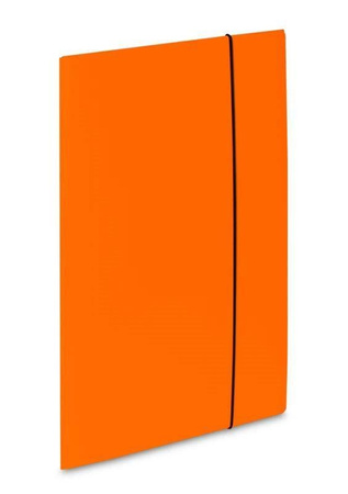 Teczka z gumką A4 VAUPE SOFT 302/16 pomarańczowa tektura powlekana PP